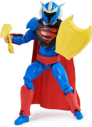 DC Comics, Superman Man of Steel Action Figure, DC Adventures, 12-inch, 9 Accessories, Collectible Superhero Kids Toys for Boys and Girls, Ages 4 