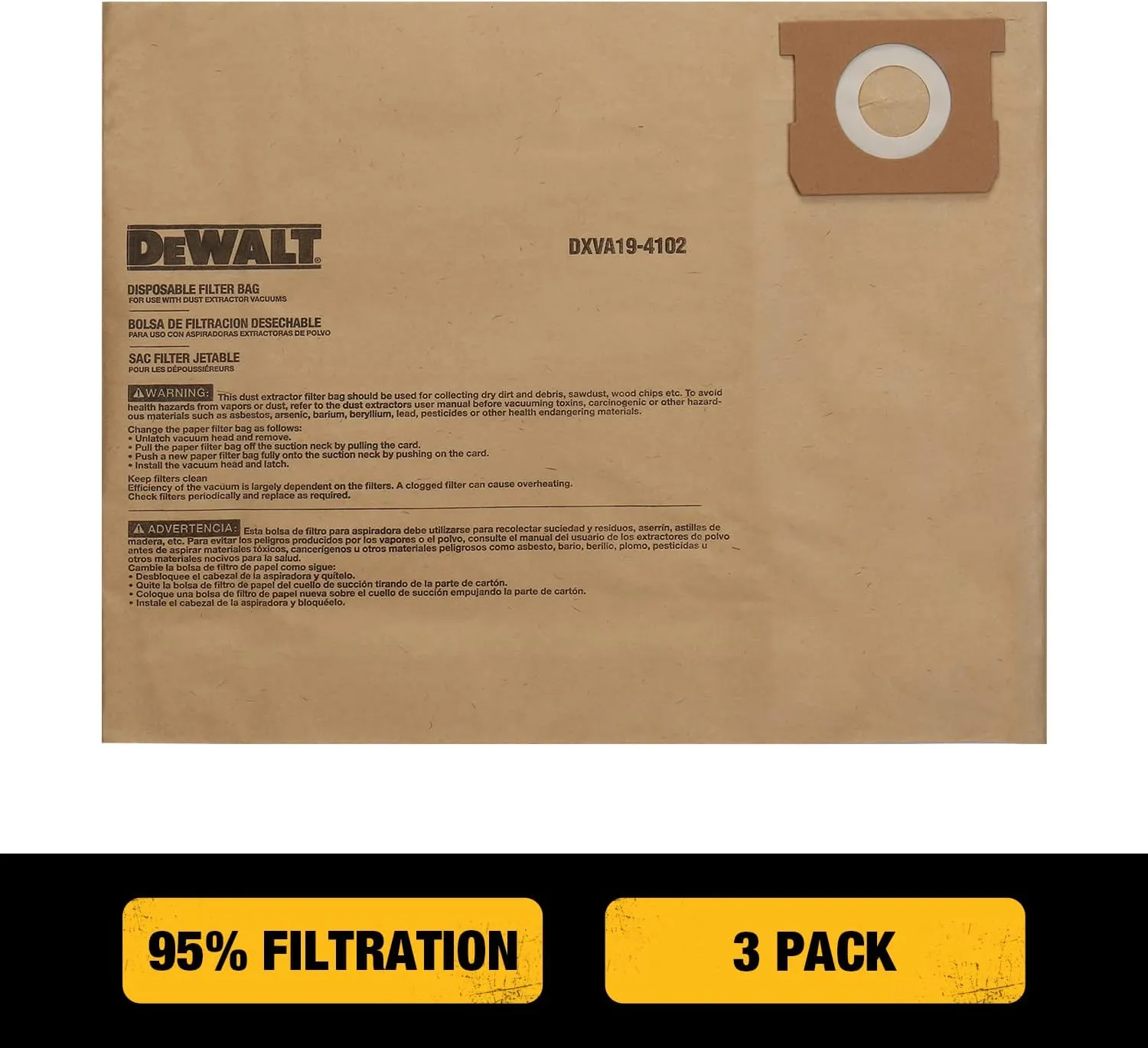 DEWALT DEWALT Dust Bag 12 16 Gallon 3