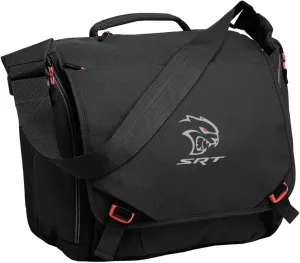 Dodge SRT Hellcat Redeye Messenger Bag – Embroidered Laptop & Tablet Bag with Travel Organizer Pockets