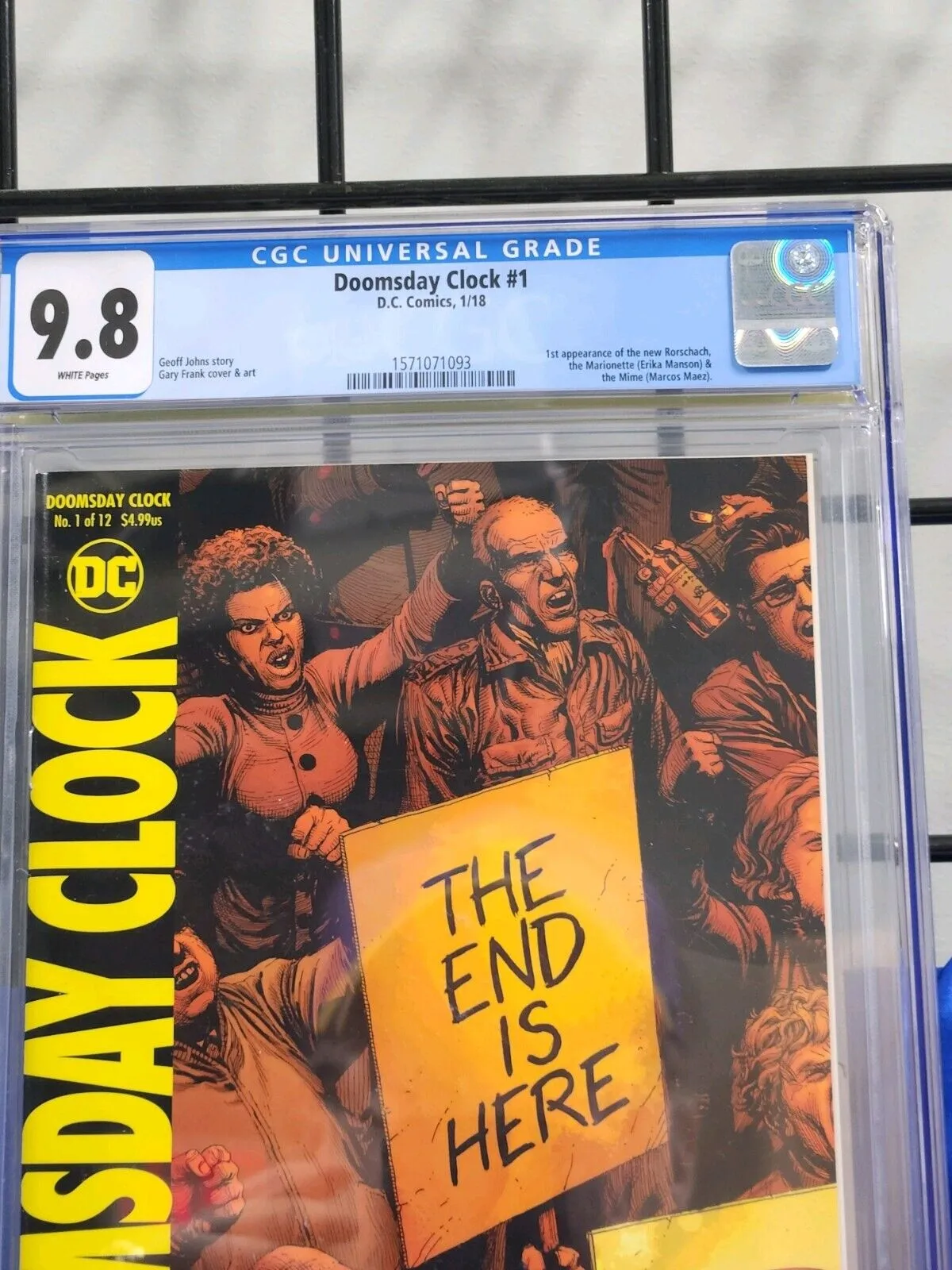 Doomsday Clock #1 CGC 9.8 2018.We Combine. We Pack Well