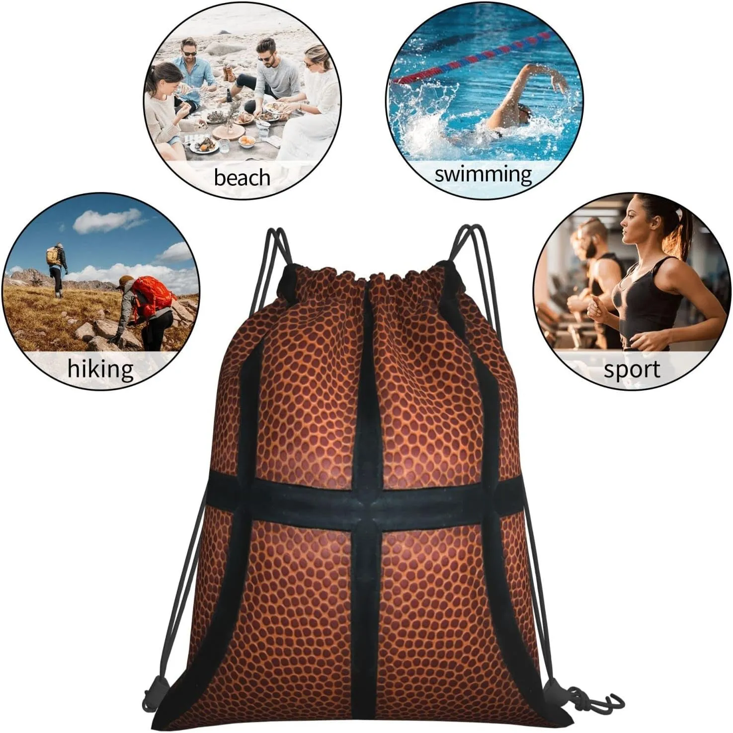 Drawstring Backpack Bag Sports Gym Sack Drawstring Bag Shopping Sport Yoga Travel String Bag For Men Women
