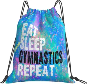 Drawstring Backpack Gym String Bag Sports Drawstring Sackpack For Women Men