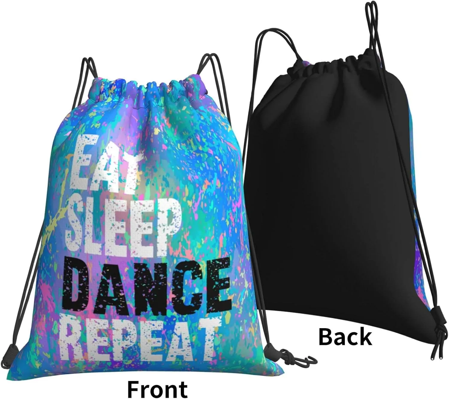 Drawstring Backpack Gym String Bag Sports Drawstring Sackpack For Women Men