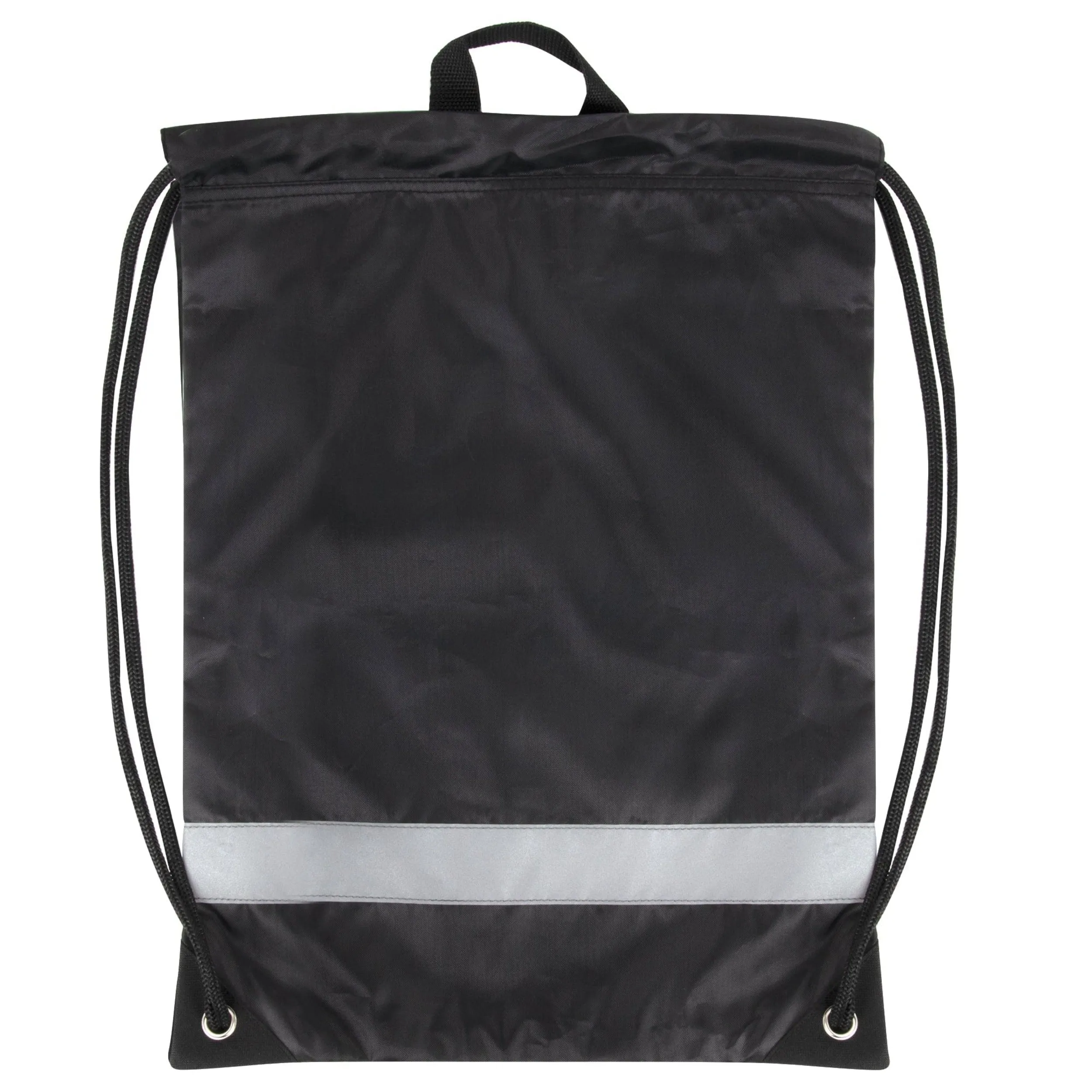 Drawstring Bag With Reflective Strap