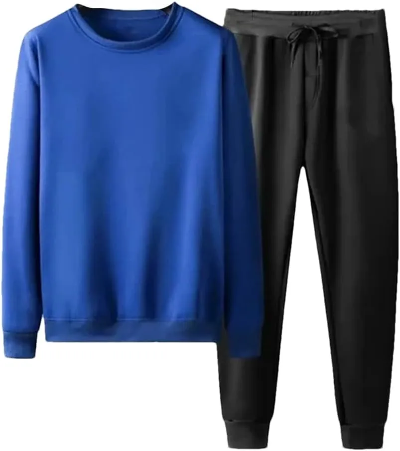Dvbfufv Men's Women's Casual Sports Golf Round Neck Pullover Sweatshirt  Outdoor Running Pants Set