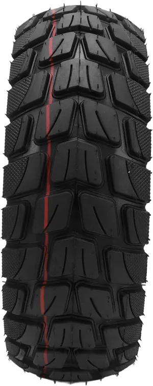 Electric Scooter Outer Tire, Thickened Rubber Anti Skid Shock Absorbing Scooter Vacuum Outer Tire for Replacement