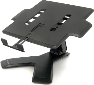 Ergotron – Neo-Flex Elevated Laptop Stand for Desk, 6 Inch Adjustable Height – for Laptops up to 21 Inches – Black