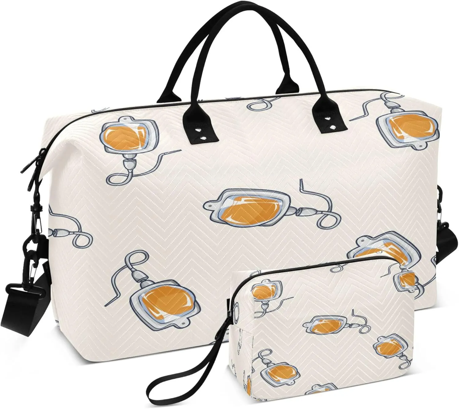 Exnundod Travel Duffel Bags Funny Drip Pattern Sports Gym Bag Weekender Carry On Tote Overnight Luggage Bags for Women and Men