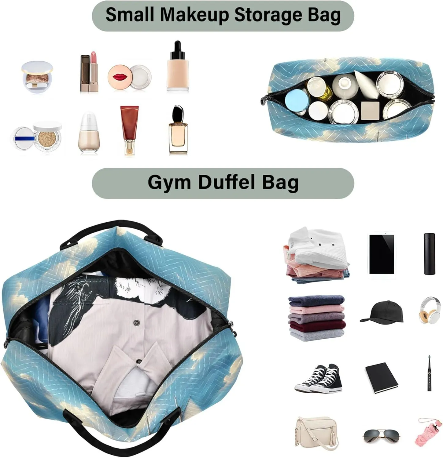 Exnundod Women Weekender Bags Marine Sailboat Travel Duffel Bags Carry On Overnight Bag Sea Gull Summer Large Hospital Tote Luggage