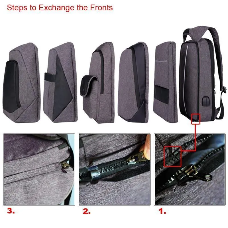 Eye-catching Worth the price USB Adjustable Theft Backpack Charging Anti Unisex