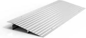 EZ-ACCESS TRANSITIONS Portable Self Supporting Aluminum Modular Entry Threshold Ramp Ideal for Doorways and Raised Landings, 2 Inch