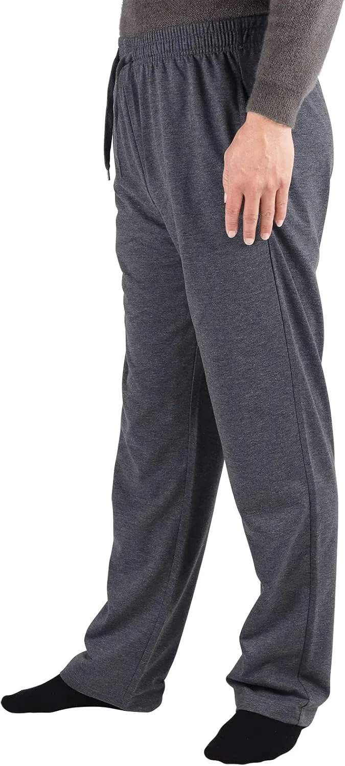 Facitisu Mens Active Fleece Athletic Sweatpant Basic Running Drawstring Workout Sweat Pants