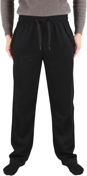 Facitisu Mens Active Fleece Athletic Sweatpant Basic Running Drawstring Workout Sweat Pants