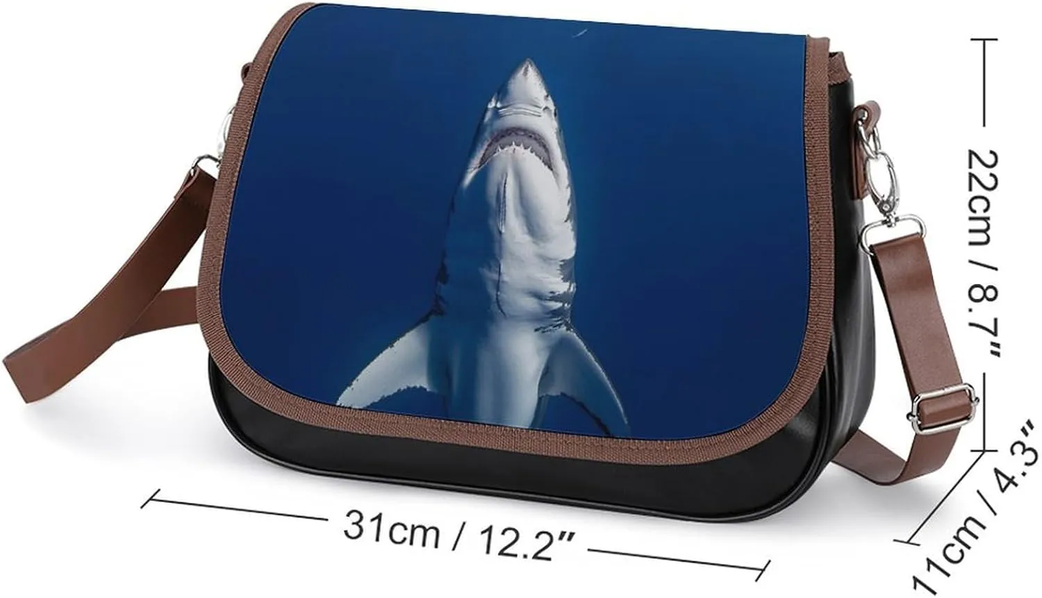 Fashion Crossbody Bags for Men Women Pu Leather Shoulder Bag Travel Purse Lightweight Messenger Bag