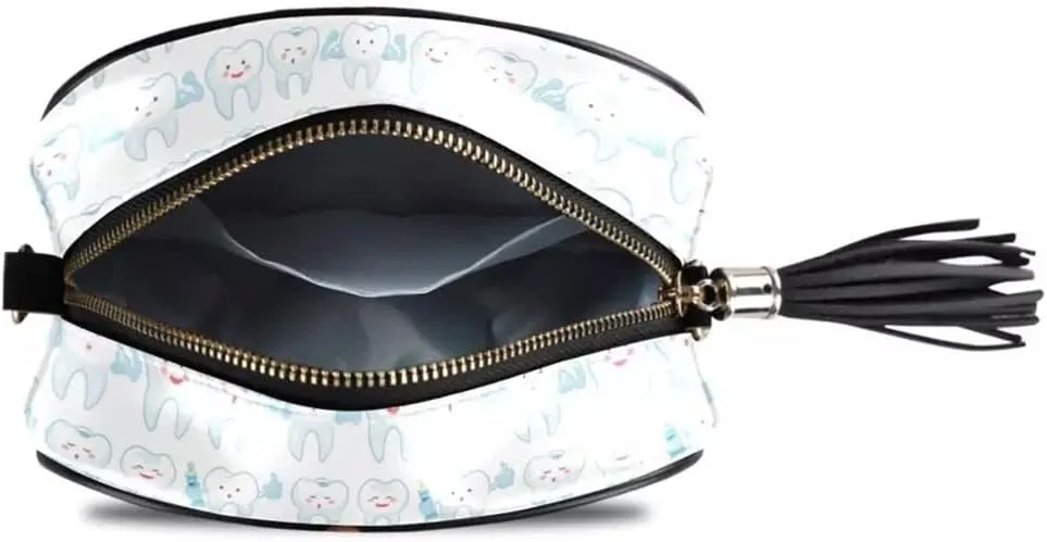 Fashion Female Shoulder Bag Lady Chain Handbag Women Seamless Teeth Print Messenger Bag Crossbody Bag