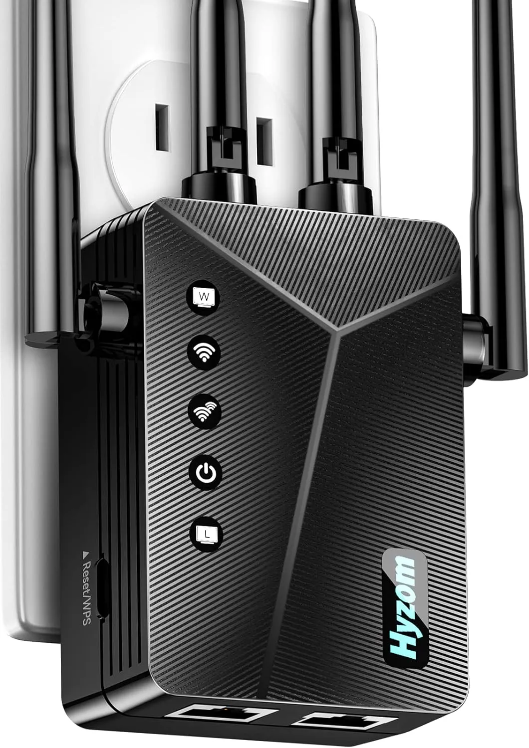 Fastest WiFi Extender Signal Booster for Home - Up to 10,000 sq.ft Coverage, Easy Set Up WiFi Repeater | Ultra-Stable Wireless Internet Booster w/Ethernet Port | Long Range 4-Omnidirectional Antennas