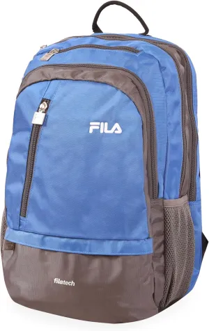 FILA Duel Tablet and Laptop Backpack, Blue/Grey, One Size