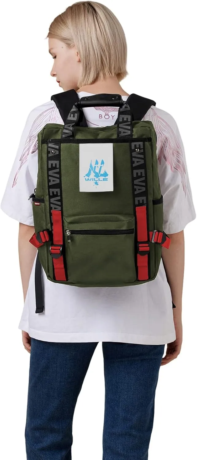 FIREFIRST Neon Genesis Evangelion Backpack 15.6” Laptop Backpacks Travel Leisure Backpack
