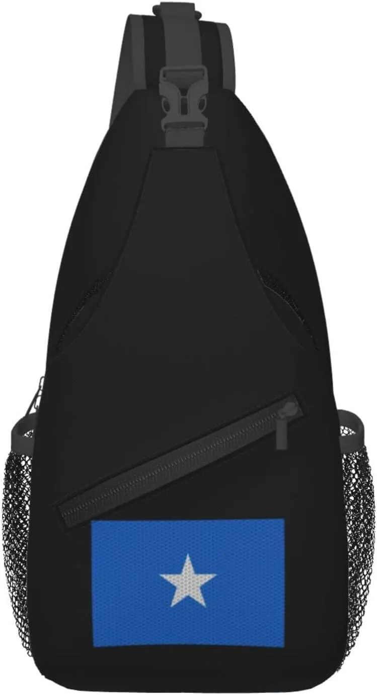 Flag Of Somalia Crossbody Bags For Women Men Chest Backpack Gym Shoulder Bag Travel Outdoor Sports Casual Crossbody Bags