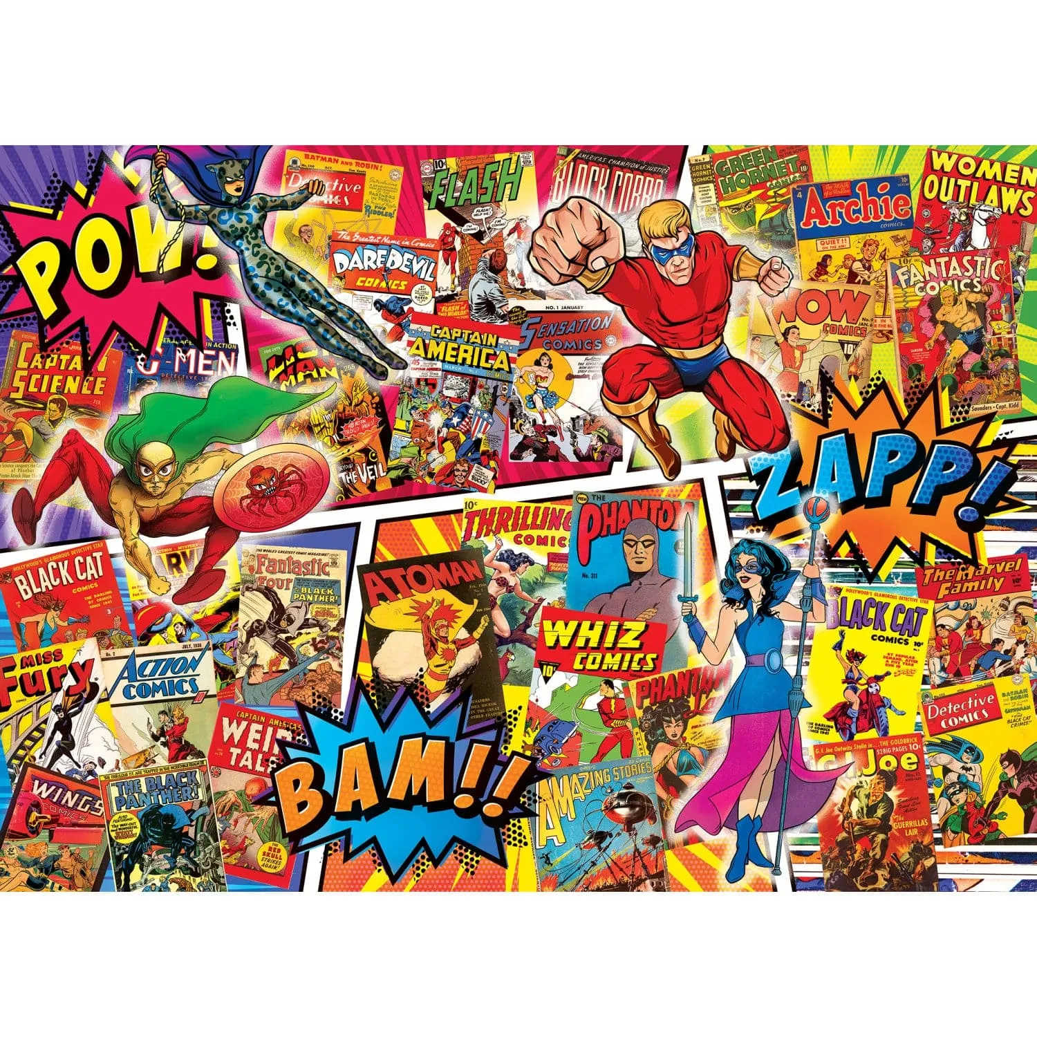 Flashbacks - Superhero Sanctum 1000 Piece Jigsaw Puzzle