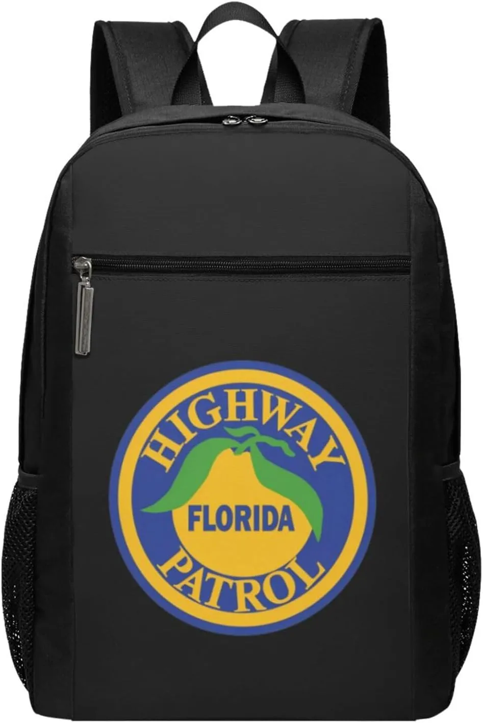 Florida Highway Patrol Travel Laptop Backpack, Business Anti Theft Slim Sturdy Laptops Backpacks, College Computer Bag Gift for Men & Women Fits 17 Inch Notebook,Black