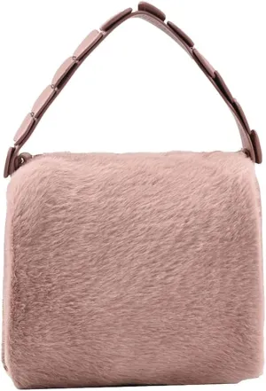 Fluffy Handbag for Women Soft Plush Shoulder Bag Cute Fuzzy Crossbody Bag Furry Top Handle Bag Mittlere Messenger Bag