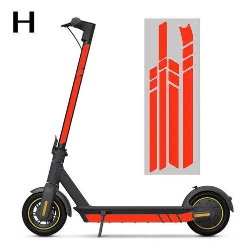 For Ninebot MAX G30 Reflective Stickers Reflective Film 1 Pcs