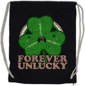 Forever Unlucky Trefoil Drawstring Bag Gym Sack