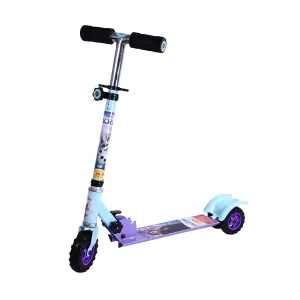 Frozen Scooter Square | Kids Scooter | Adjustable & Foldable Scooter | Skateboard Scooter | Rear Brake Scooter for kids | For Kids age 5  years