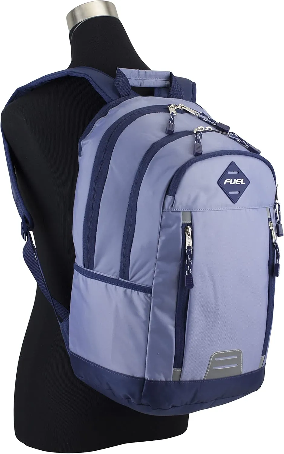 Fuel Pro Sport Active Multi-Pocket Travel Luggage Carry On Weekender Daypack Hiking Camping Backpack Bag, Periwinkle