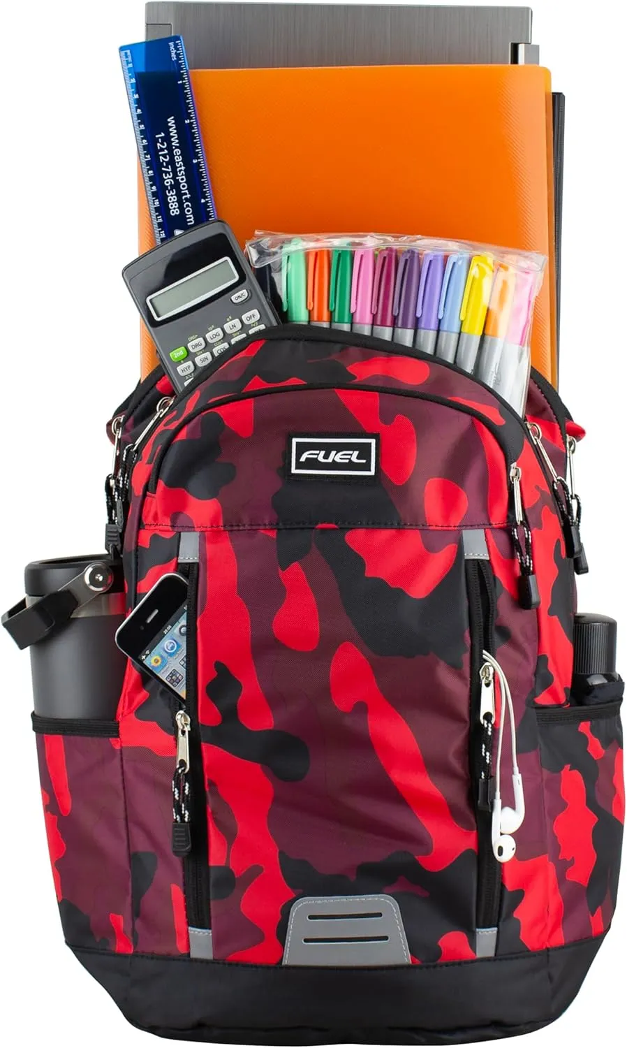 Fuel Pro Sport Multi-pocket Backpack - Red Camo