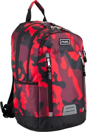 Fuel Pro Sport Multi-pocket Backpack - Red Camo
