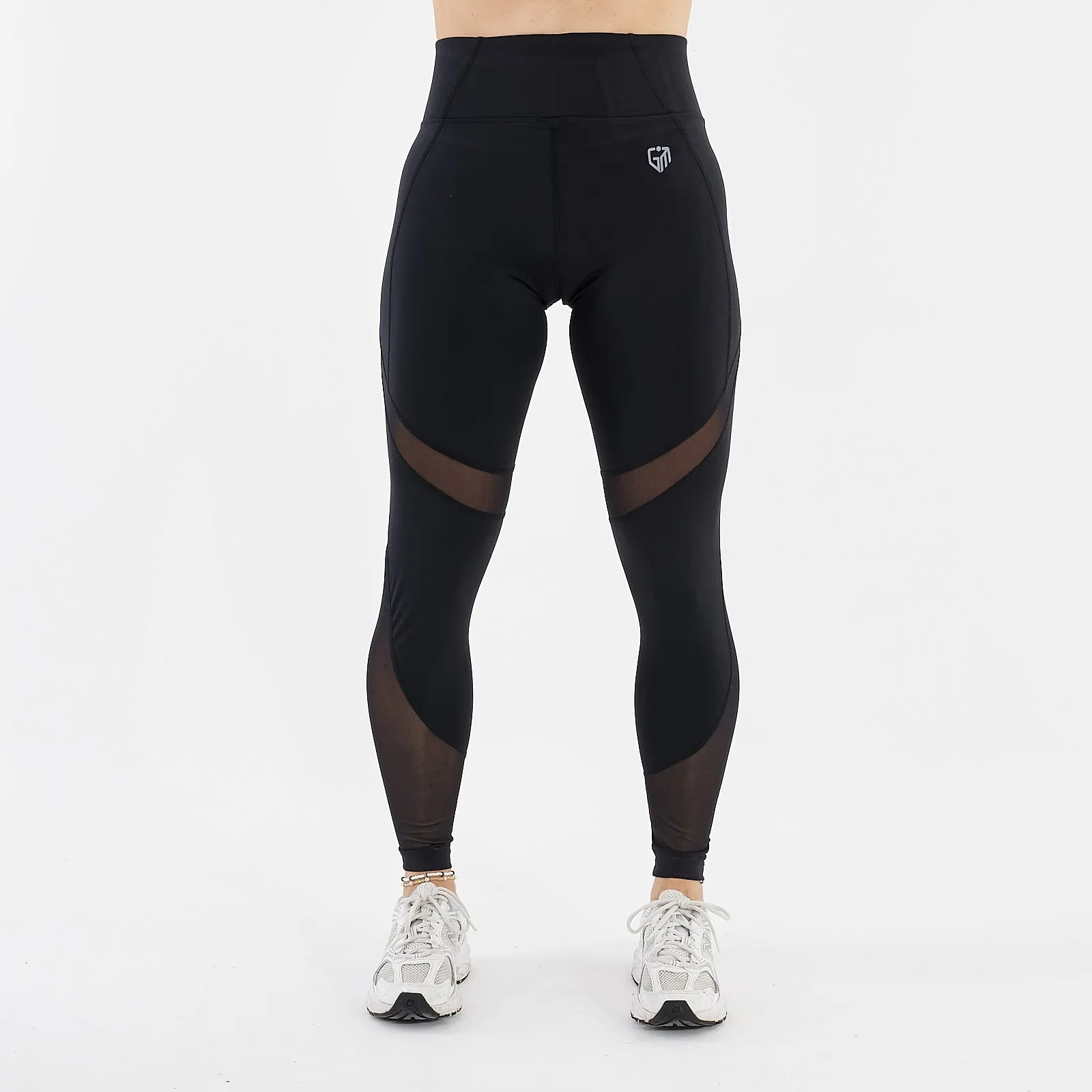 Full-Length Mesh Panel Leggings
