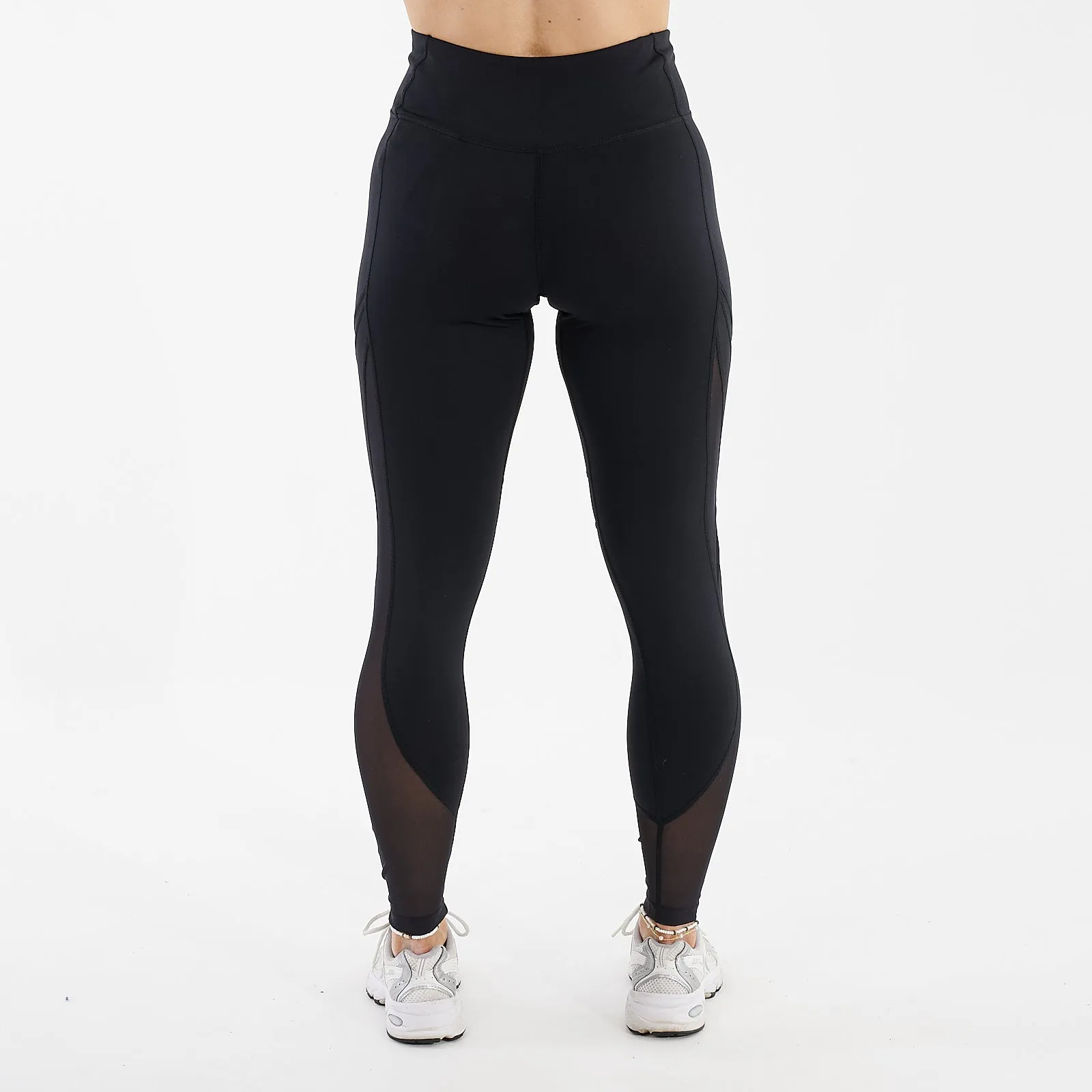 Full-Length Mesh Panel Leggings