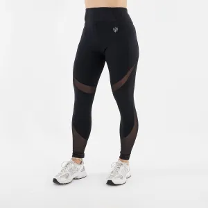 Full-Length Mesh Panel Leggings