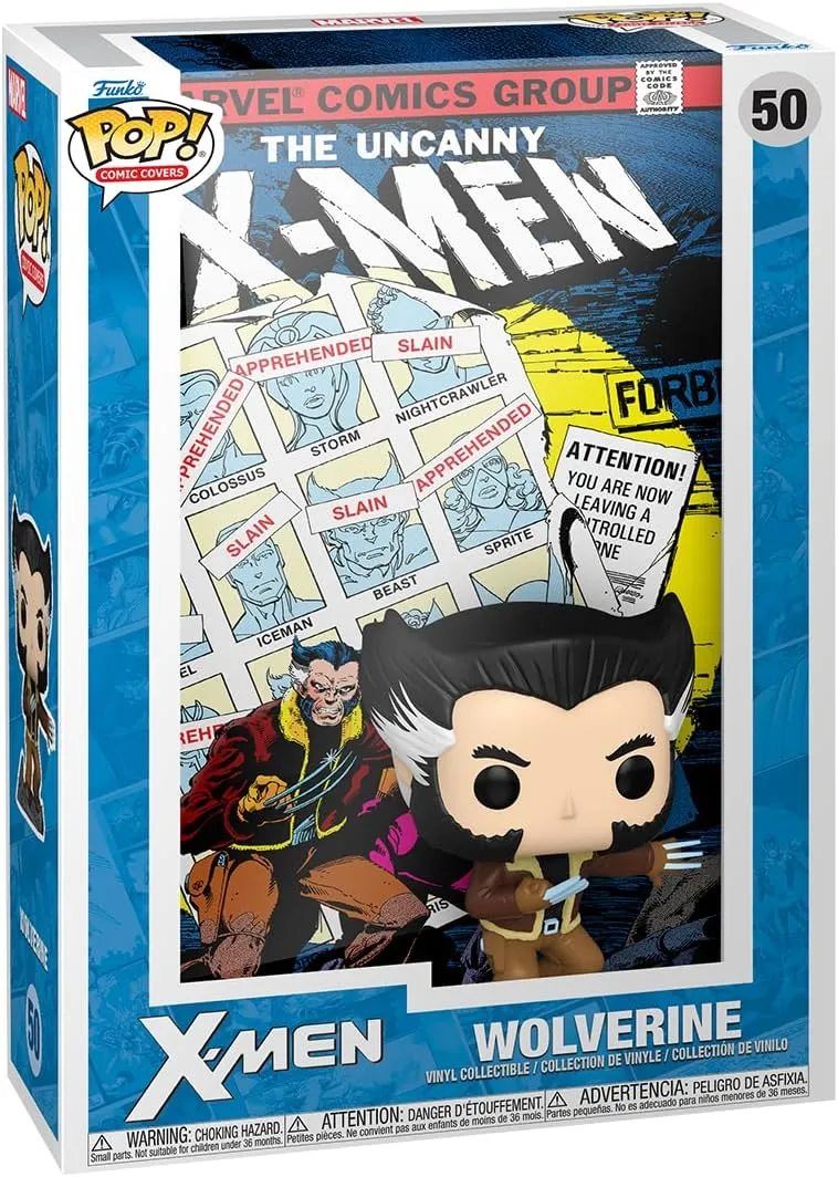 Funko POP! Comic Cover: Marvel - X-Men: Days of Future Past - (1981) Wolverine - Collectable Vinyl Figure - Gift Idea - Official Merchandise - for Kids & Adults - Movies Fans