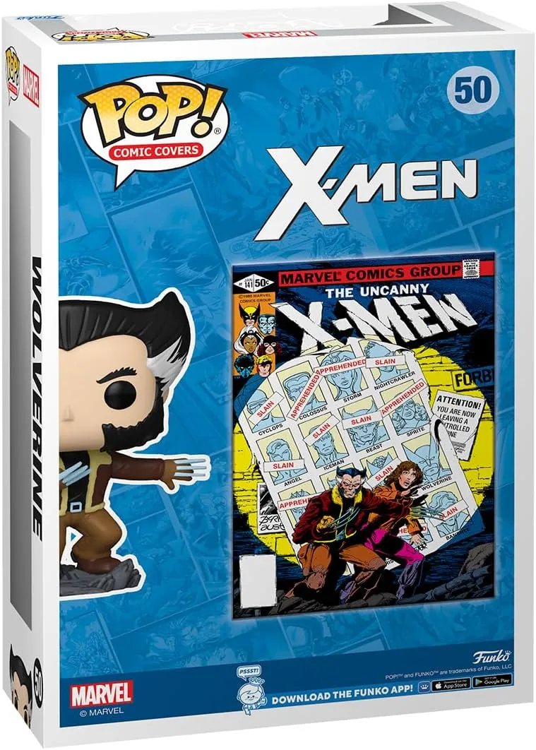 Funko POP! Comic Cover: Marvel - X-Men: Days of Future Past - (1981) Wolverine - Collectable Vinyl Figure - Gift Idea - Official Merchandise - for Kids & Adults - Movies Fans