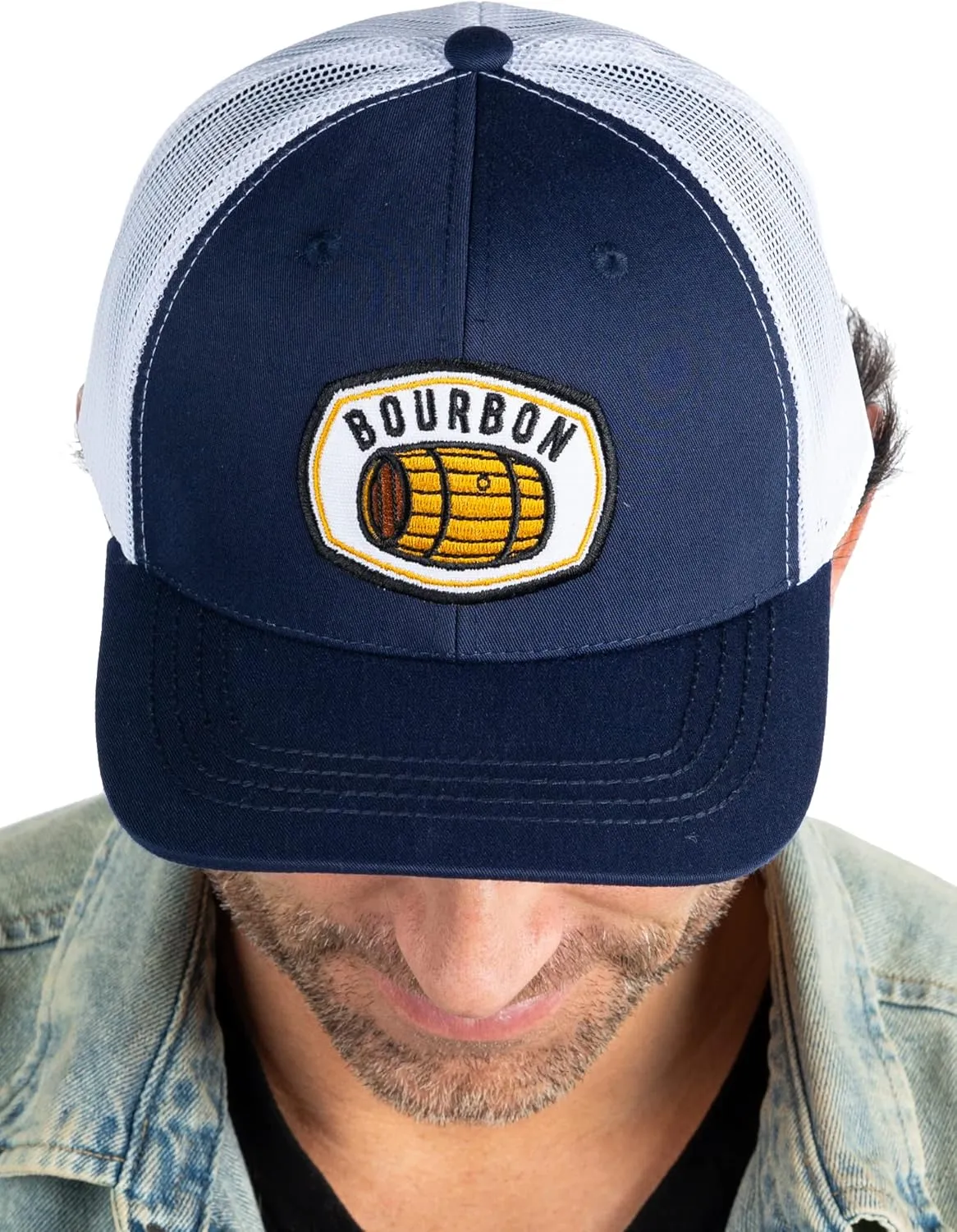 Funky Junque Premium Mesh Trucker Hat - Adjustable Snapback Baseball Cap - Dad's Day Gift - Breathable Outdoor Retro Style