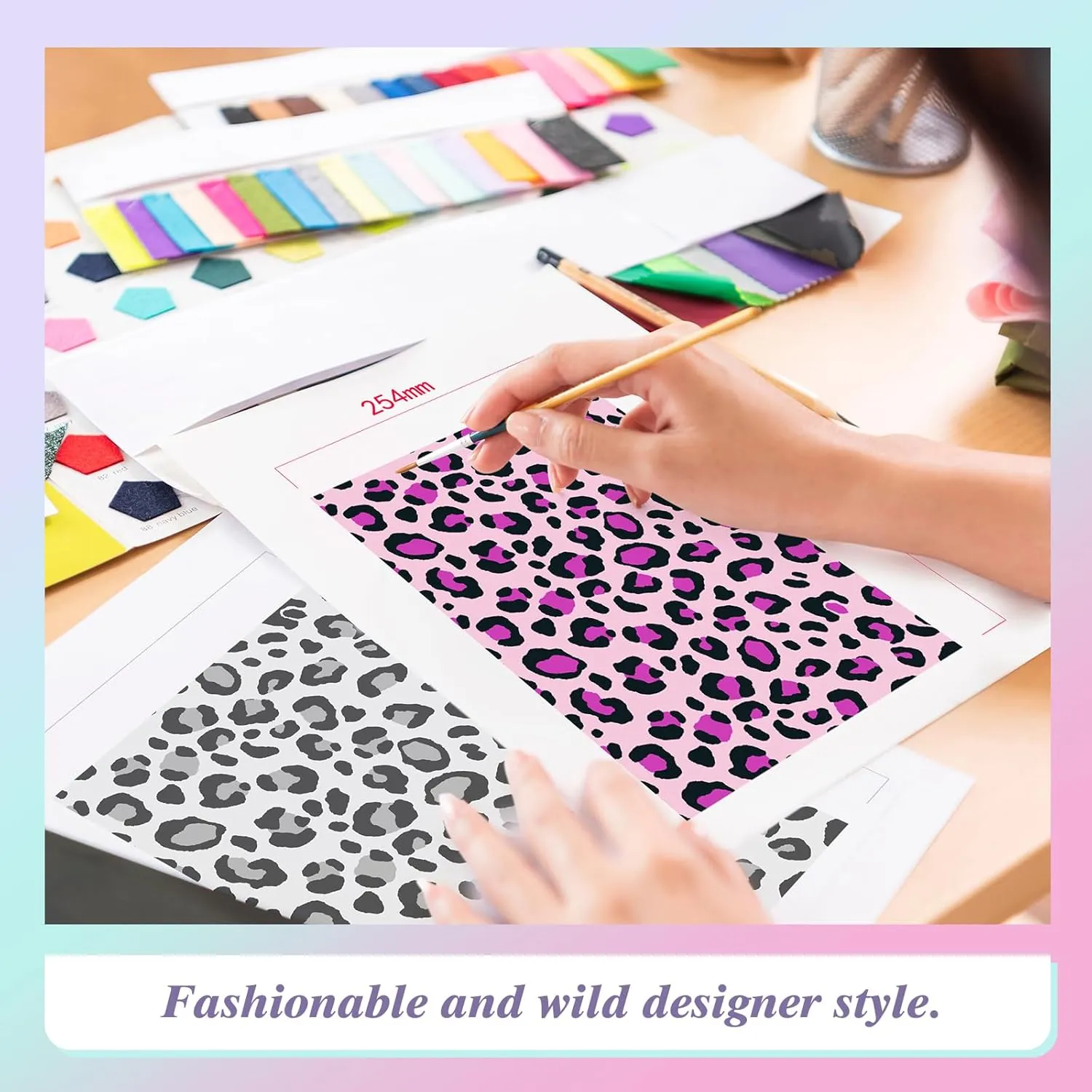 Fuxury Poly Mailers 10x13 Inch 50pc,Sturdy Shipping Bags for Clothes,Self Adhesive Mailing Shipping Envelopes,Waterproof Mailers Poly Bags,Colorful Packaging Bags for Small Business Pink Leopard Print