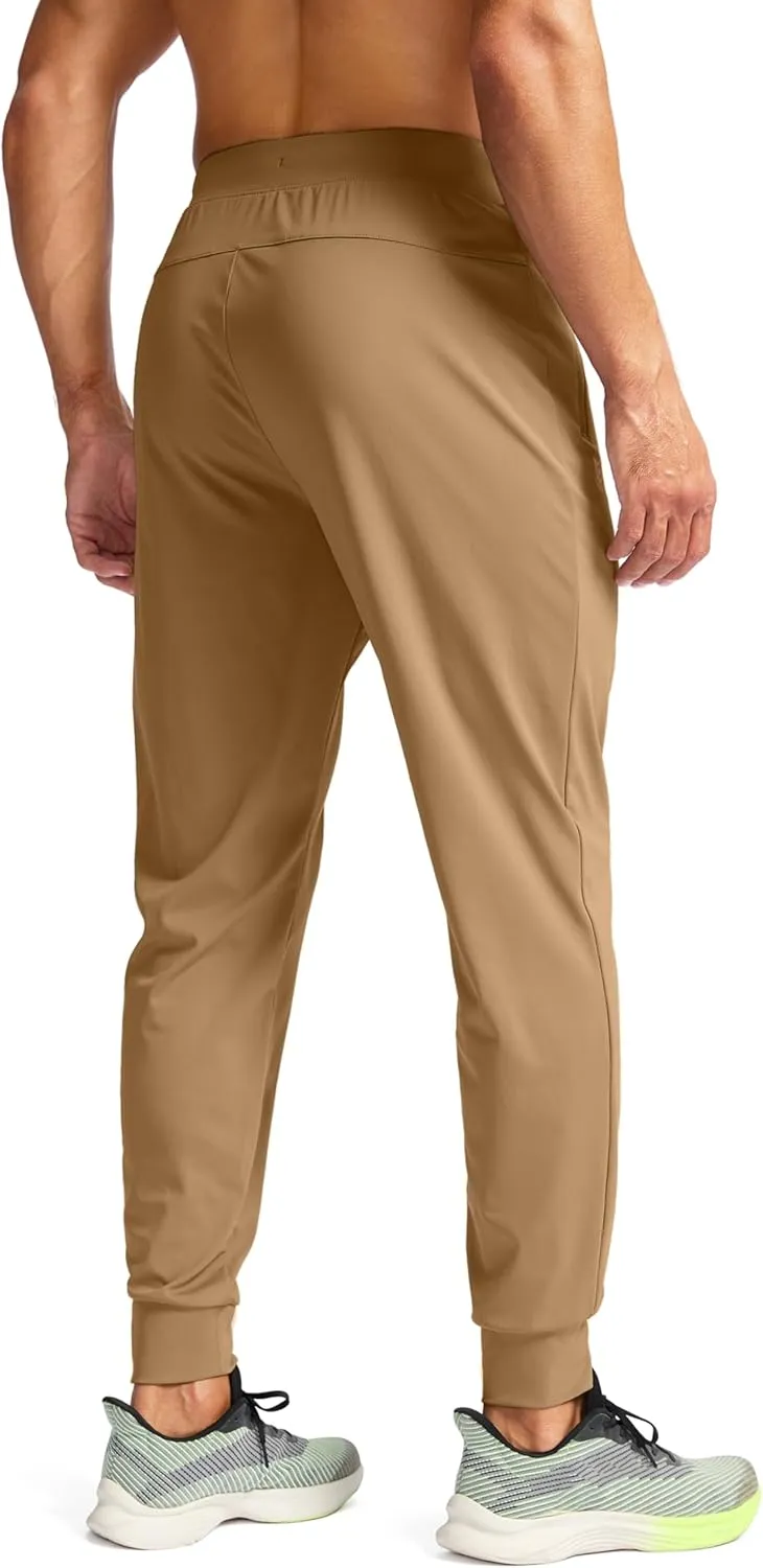 G Gradual Men's Joggers Pants with Zipper Pockets Stretch Sweatpants Athletic Track Pants for Men Workout Running Gym