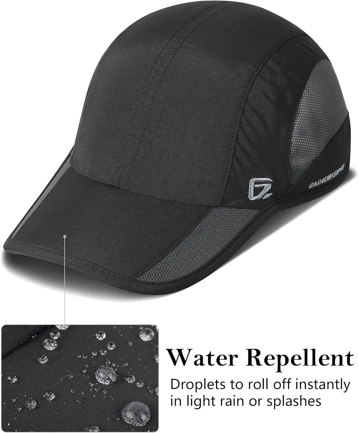 GADIEMKENSD Outdoor Running Hat Breathable Mesh