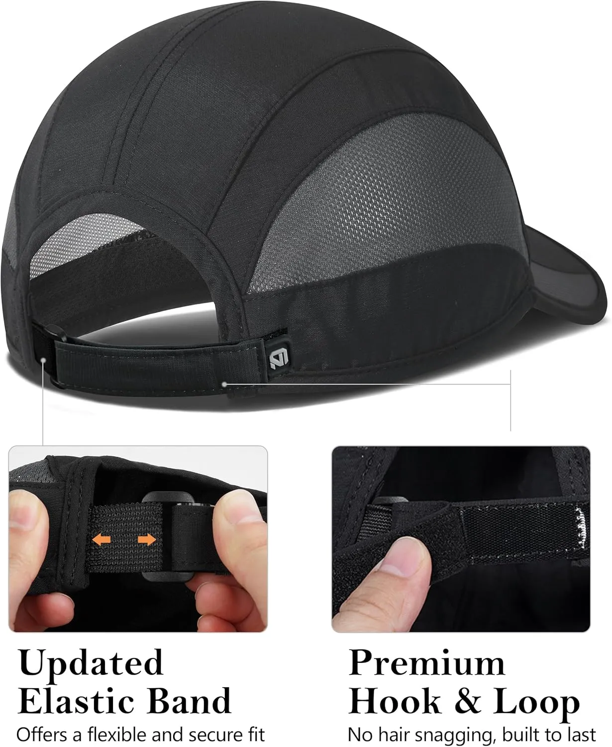 GADIEMKENSD Outdoor Running Hat Breathable Mesh