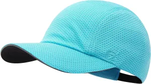 GADIEMKENSD Women's Race Day Running Cap Performance Mesh Hat - Excellent Ventilation, Lightweight, Reflective Safety