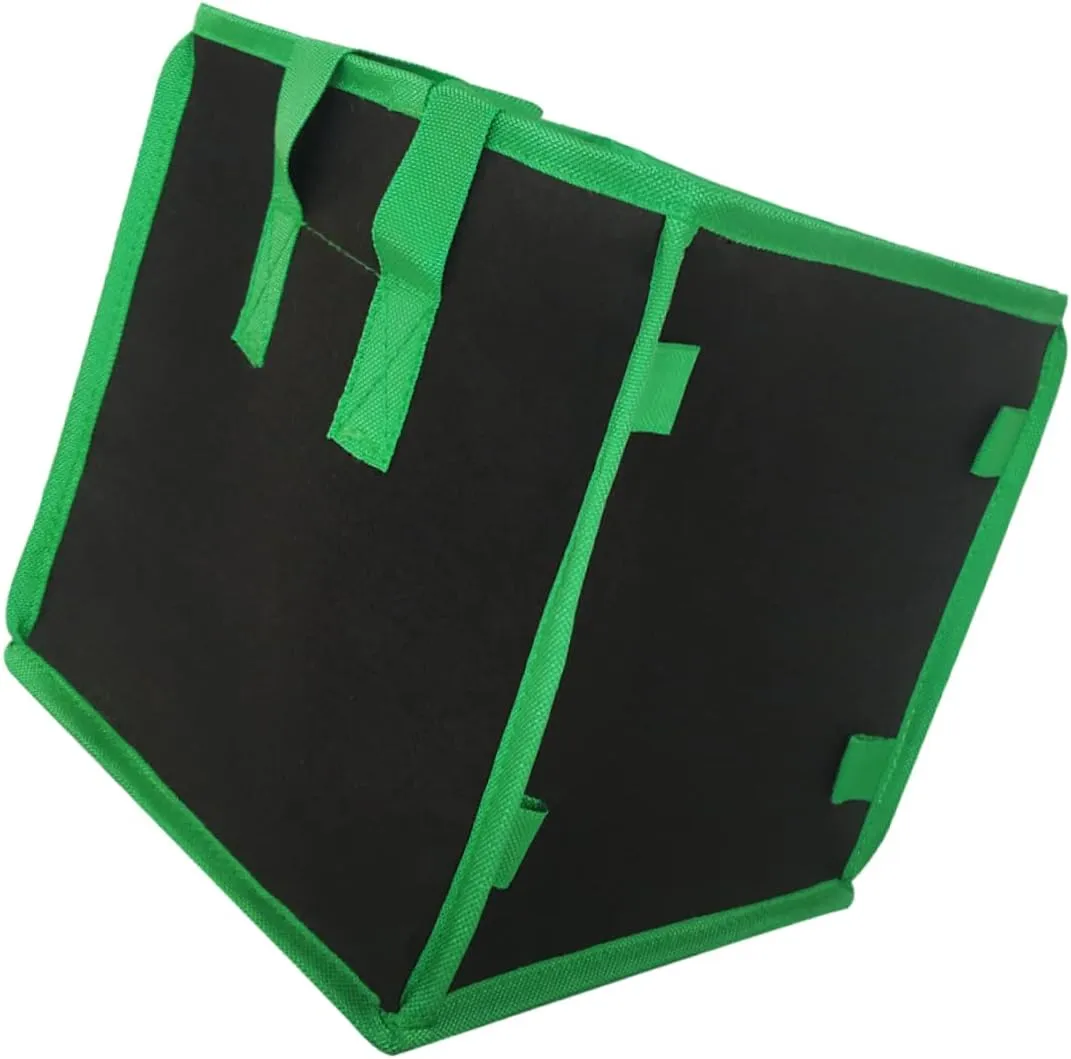 GANAZONO Horticultural Planting Bag Extra Large Grow Bags Nonwovens Planting Pouch Square Container 10 Gallon 37x37x37cm Breathable Sturdy Sturdy Handle Straps