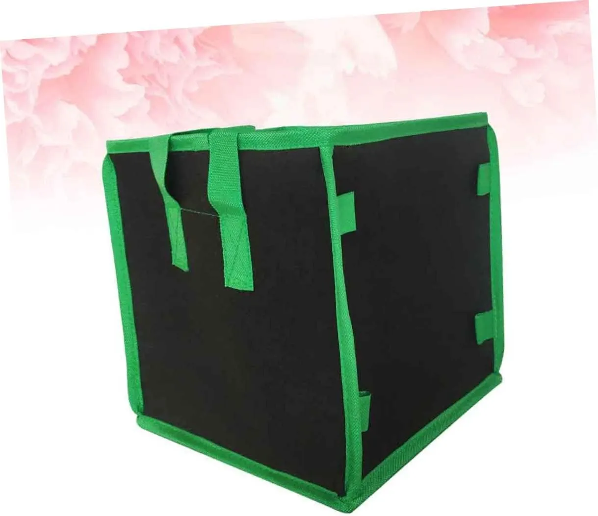 GANAZONO Horticultural Planting Bag Extra Large Grow Bags Nonwovens Planting Pouch Square Container 10 Gallon 37x37x37cm Breathable Sturdy Sturdy Handle Straps