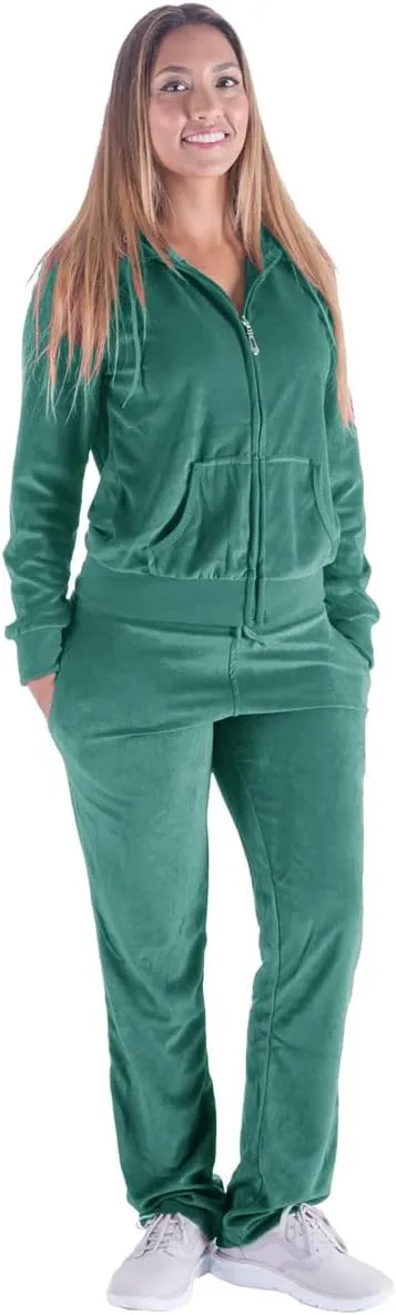 Gary Com 2 PCS Outfits Women's Fleece Sherpa Lined Sweatsuits Long Sleeve Hoodie and Sweat Pants Winter Warm Tracksuit Set