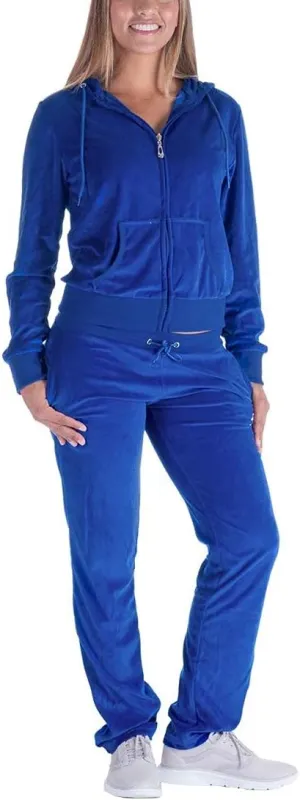 Gary Com 2 PCS Outfits Women's Fleece Sherpa Lined Sweatsuits Long Sleeve Hoodie and Sweat Pants Winter Warm Tracksuit Set