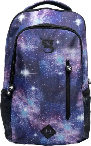 geckobrands Ambition Backpack Galaxy - Work, Travel, College, Laptop Bookbag for Men or Women