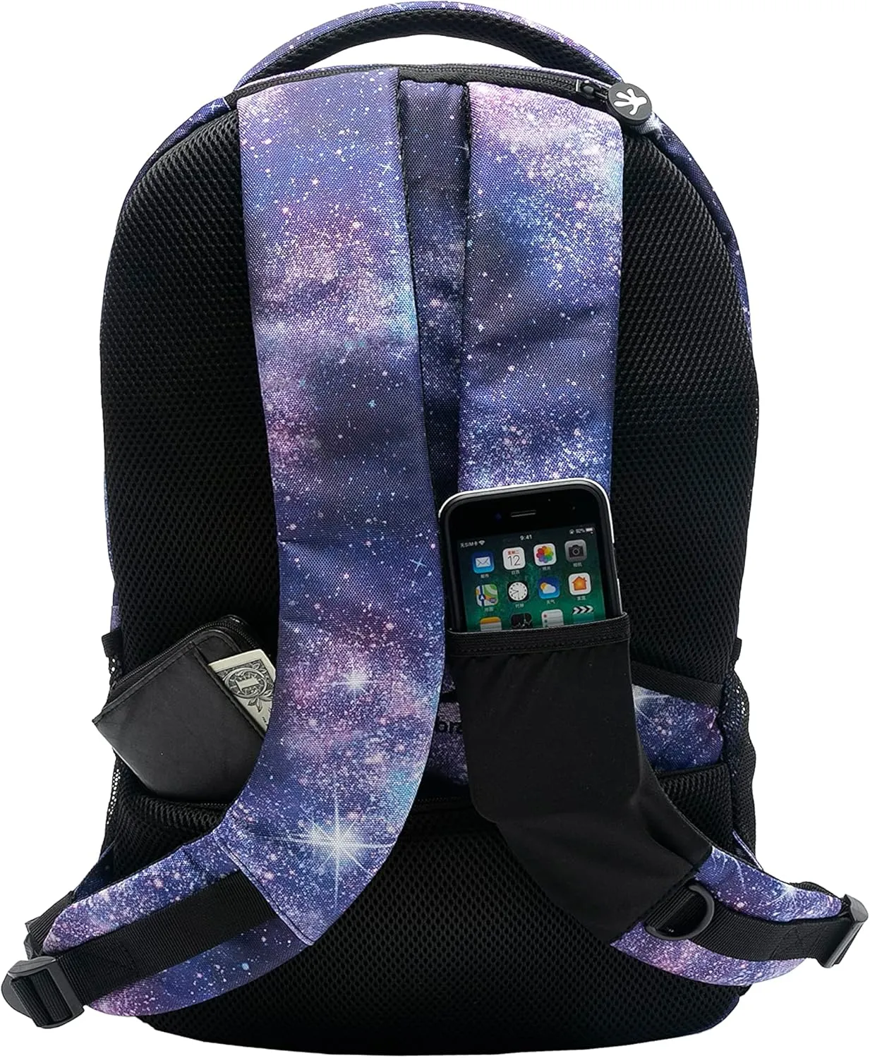 geckobrands Ambition Backpack Galaxy - Work, Travel, College, Laptop Bookbag for Men or Women
