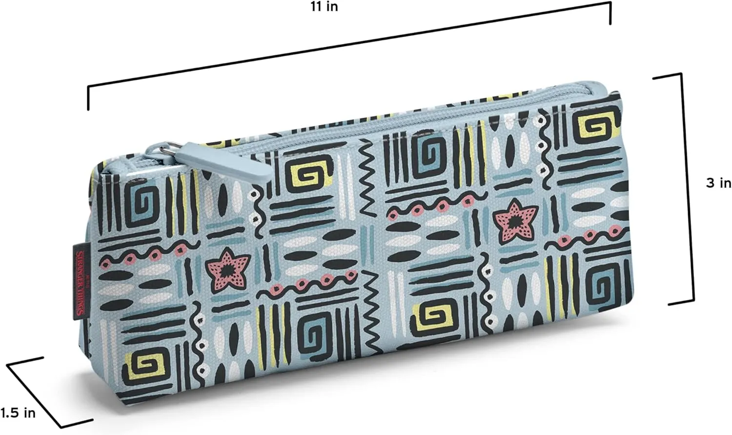 Genuine Fred Stranger Things Accessory Pouch, 80s California Vibes, Multicolor